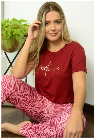 PIJAMA PANTALON VINOTINTO, REF 2297