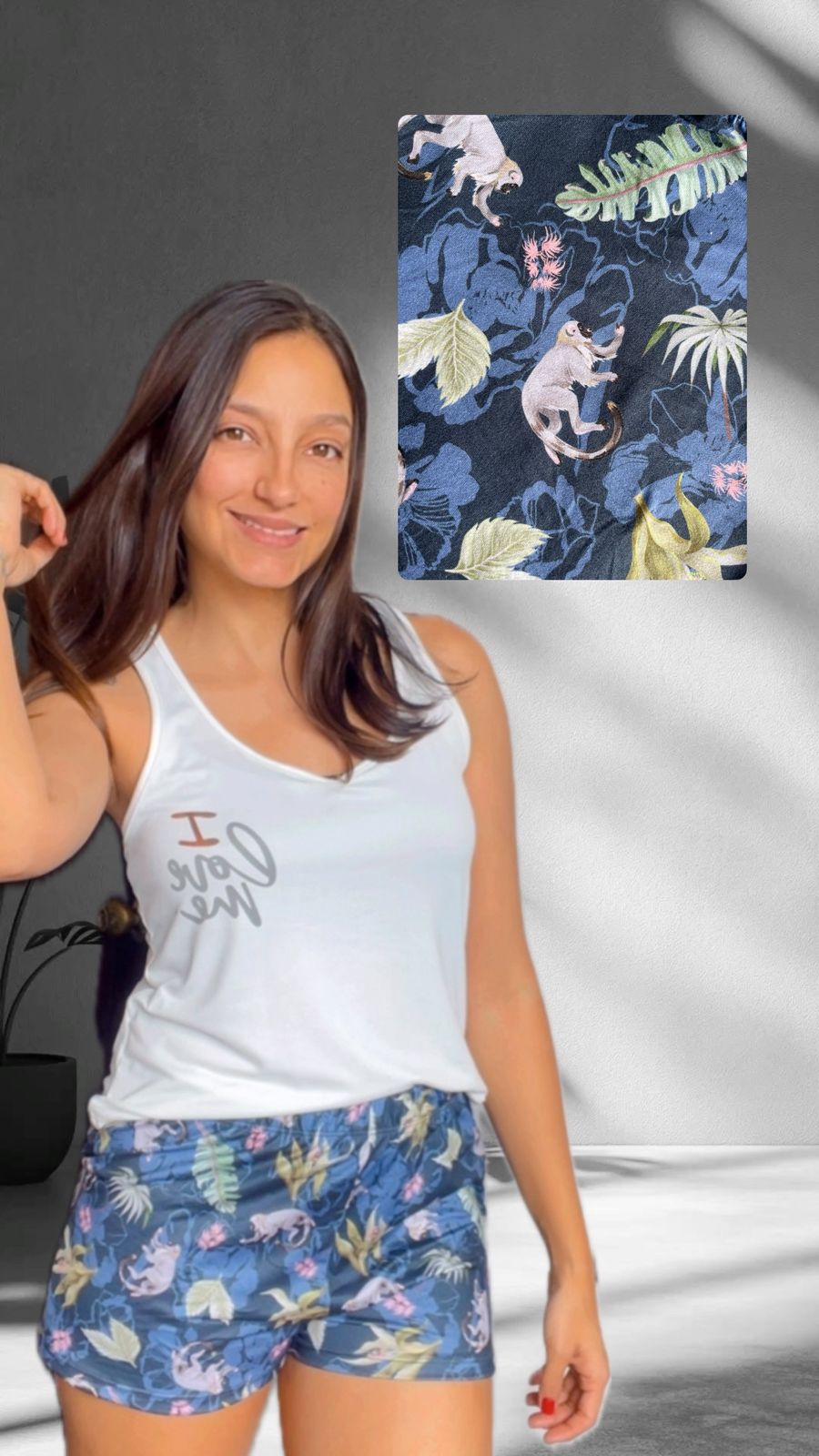 PIJAMA SHORT MICOS ESQUELETO, REF 2182